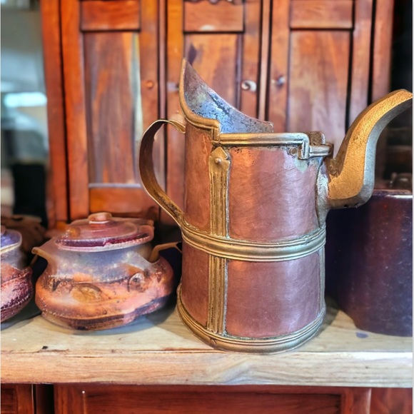 Copper Tibetan Water Offering Vessel - Picture 9 of 16